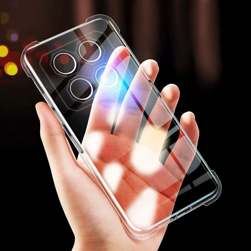 Transparentes Silikon Schutzcase für OUKITEL WP60 in Schwarz mit Anti-Knock-Funktion - Bild 1