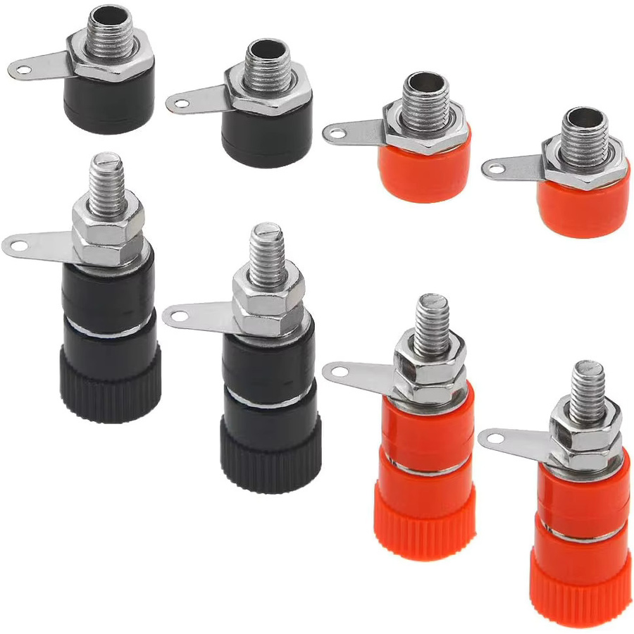 AOKIN 40 Stück Bananenstecker Buchsen und 4 mm Bananenbuchsen Jack Mount Connectors Set in Multicolour für Verstärker - Bild 6