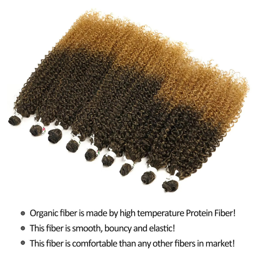 Alana beauty Haar Extensions, synthetische Jerry Curls, 9 Stück, Damen - Bild 4