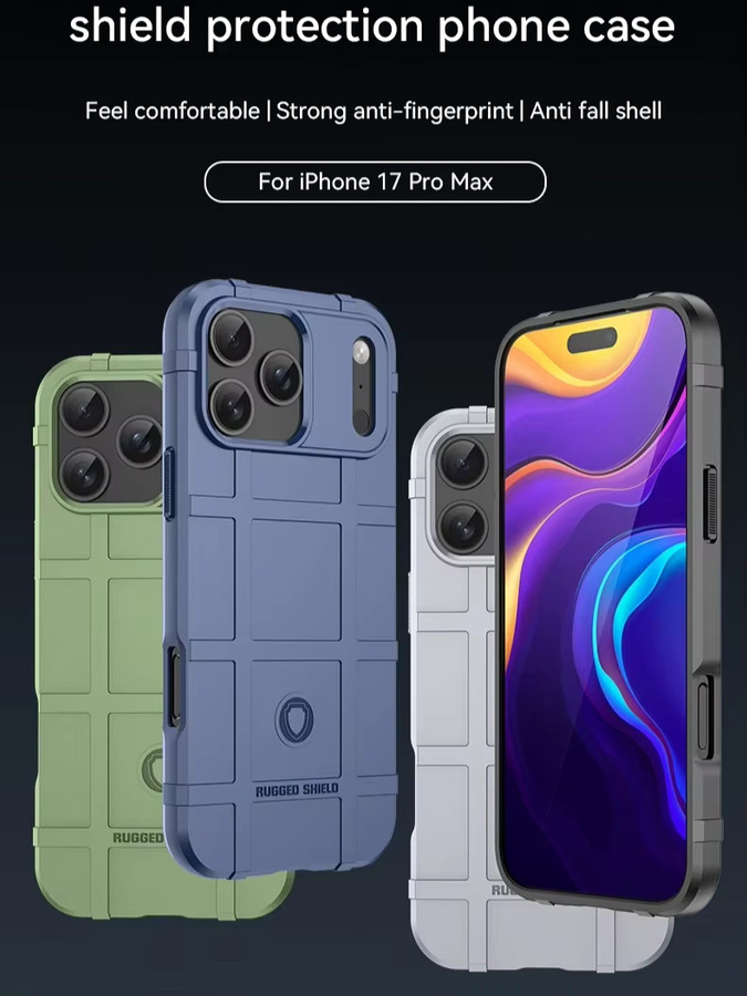 Robuste Schutzhülle in Militärqualität mit Fallschutz für Apple iPhone 14, 15 Plus, 16 Pro Max und 17 in Blau - Bild 5