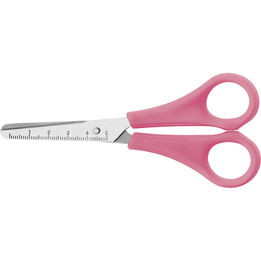 Westcott Bastelschere Kids gerade in Pink mit abgerundeter Spitze für Rechtshänder, Länge: 13 cm - Bild 2
