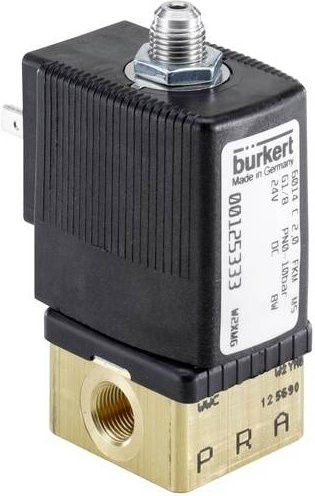 Bürkert Magnetventil 20034129 6014 in Schwarz - Bild 1