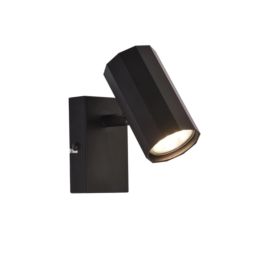 NETTLIFE Deckenstrahler aus Metall in Schwarz mit Up-Down-Lichtfunktion und GU10-Fassung im Retro-Design - Bild 1