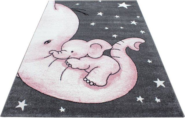 Ayyildiz Teppich KIDS in Pink und Grau, B/L: 120 x 170 cm - Bild 1