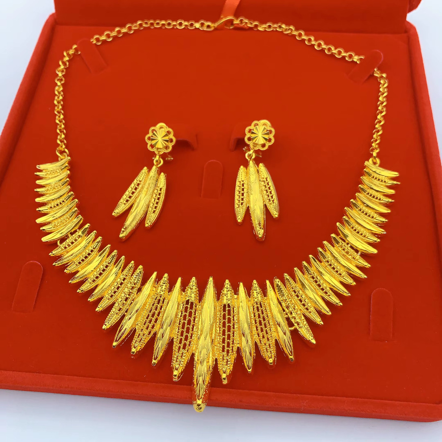 ANIID Schmuck-Set Halskette, Ohrringe, Gold, Damen - Bild 2