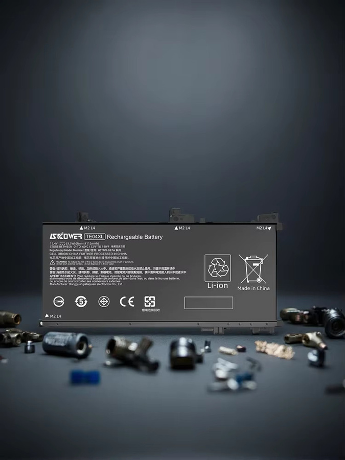 HP Laptop-Akku TE04XL 905175-271 in Schwarz für Pavilion Omen 15-BC200 15-AX200 15-AX207 AX216 15-BC013 TPN-Q193 Q173 - Bild 4