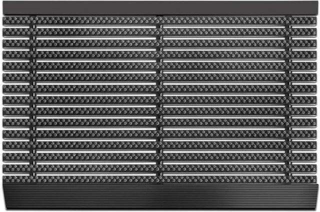casa pura Türmatte Power Brush Grau B/B/H: 60 x 90 x 2,3 cm - Bild 1