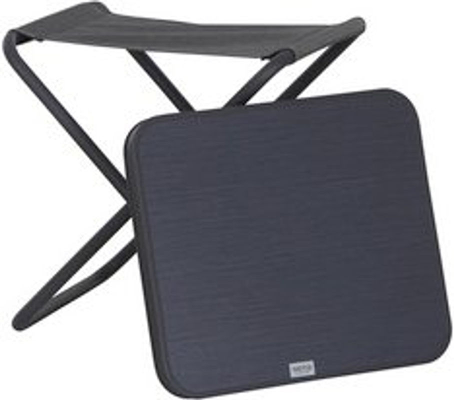 Siena Garden Campingtischplatte als Hockeraufsatz aus MDF und Alu in Grau, B/T/H: 48,5 x 41 x 3,5 cm - Bild 2