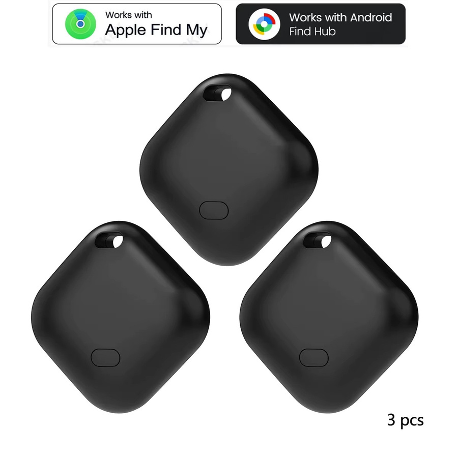 Mini-GPS-Dual-System-Tracker für Apple Find My und Android Google Find My Device, Smart Bluetooth-Gegenstandsfinder für Taschen und Schlüssel, Schwarz - Bild 4