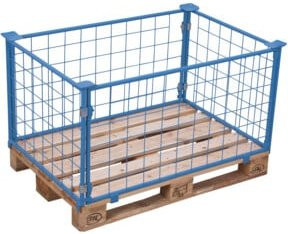 VARIOfit Palettenaufsatz Typ 62 in Blau aus Stahl, B/T/H: 120 x 80 x 40 cm - Bild 1