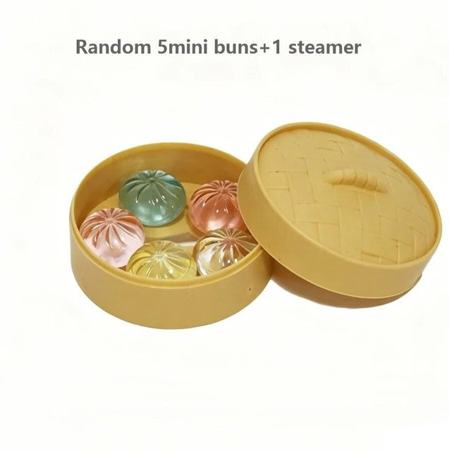 Mini Glitzer Knödel Squishy, Stressabbau Spielzeug, beige - Bild 1