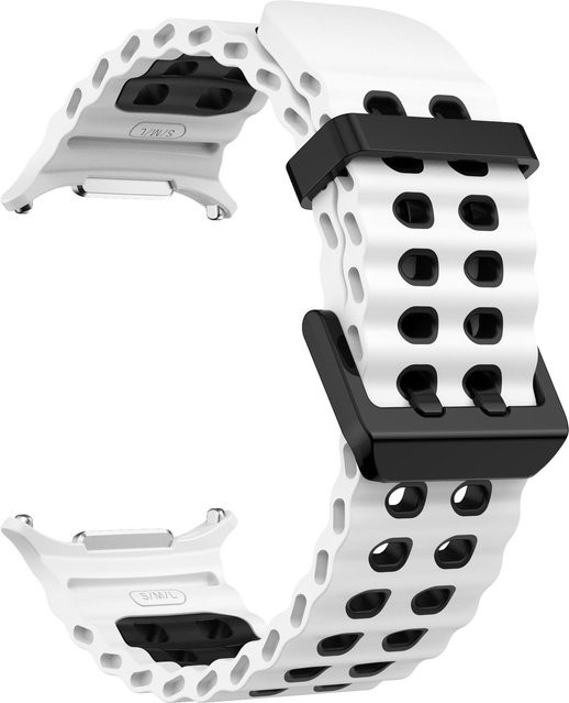 Sport Silikonarmband für Samsung Galaxy Watch Ultra 47 mm, Grau, Unisex - Bild 1