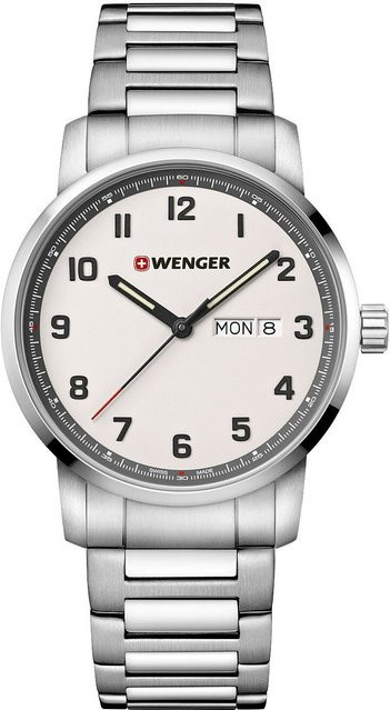 Wenger Attitude Herrenuhr, Quarz, Edelstahl, 42 mm, 10 ATM - Bild 1