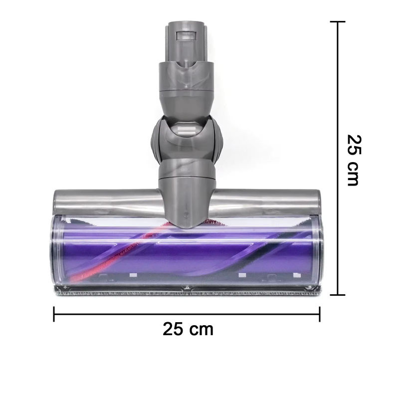 Motorisierter Vakuumbürstenkopf für Dyson Staubsauger V6 DC45 DC58 DC59 DC61 DC62 DC74 aus Kunststoff - Bild 2