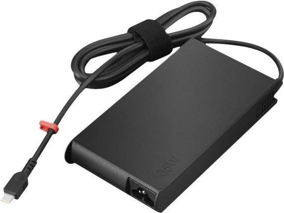 Lenovo ThinkPad Netzteil mit 135 Watt und USB-C Anschluss in Schwarz für ThinkPad P16s Gen 1 21BT und 21BU - Bild 1