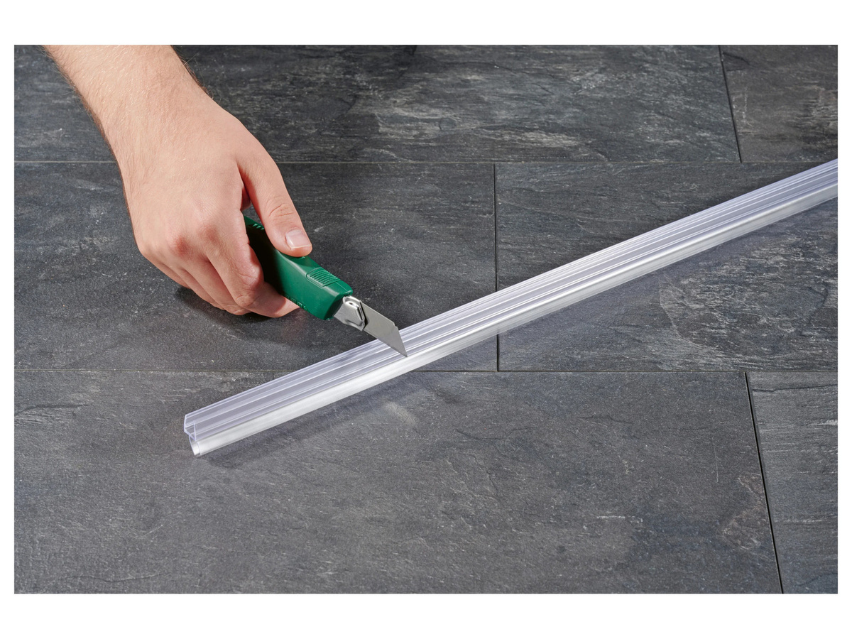 Parkside Duschtürdichtung für Glasstärken von 8 bis 10 mm, 2 Stück, transparent - Bild 2