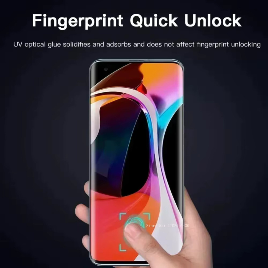 3er-Pack UV-gehärtetes Glas Display-Schutzfolie für Honor X9a X9b X9c 50 70 90 400 Pro 200 Pro 100 Pro in Transparent mit voller Abdeckung und Kleber-Aushärtung - Bild 6