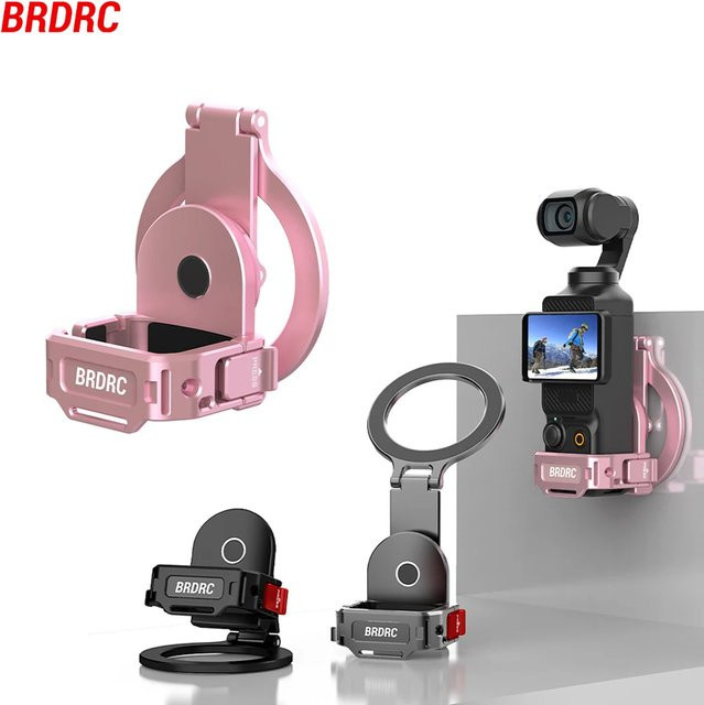 Magnetische Halterung und Erweiterungsadapter für DJI Pocket 3 und DJI Pocket 4 als Teleprompter-Ständer und Live-Streaming-Halterung - Bild 1