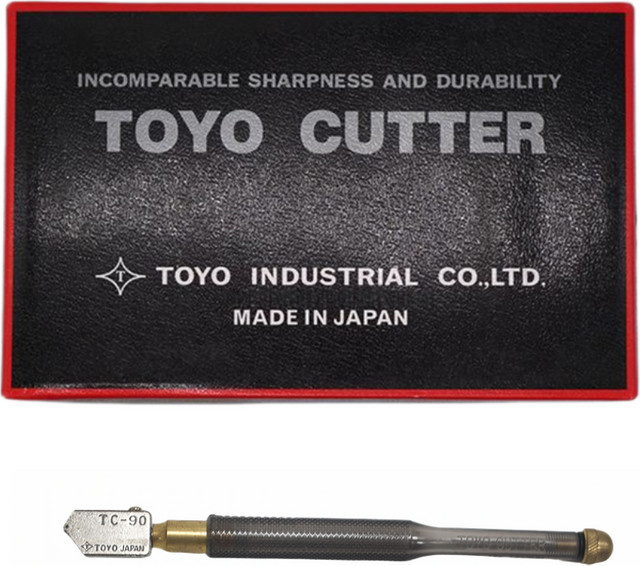 TOYO Japan TC-90 Diamant-Glasschneider mit Kunststoffgriff - Bild 1