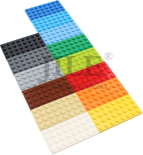 jile Moc 3035 Kleine Basis Kurze Platte 4x8, Bausteine, 15-teiliges Set, Bunt / Mehrfarbig - Bild 1