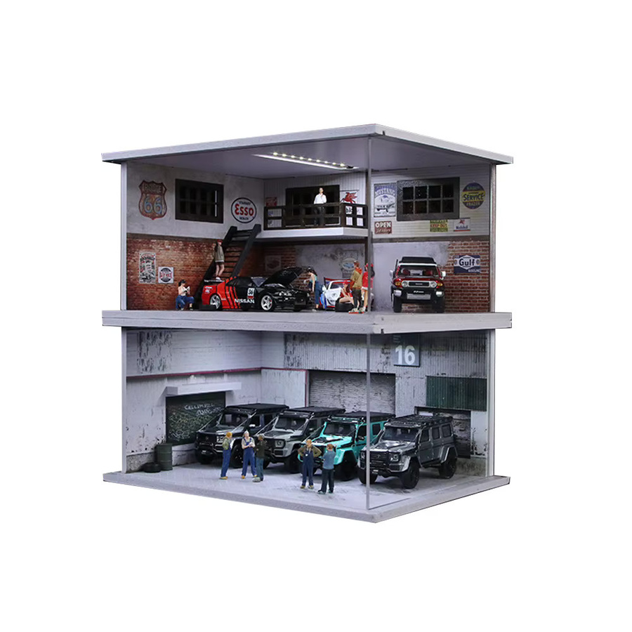 GSF Auto Garage Lighting Edition, Modell 1:64, Beleuchtung Szene - Bild 2