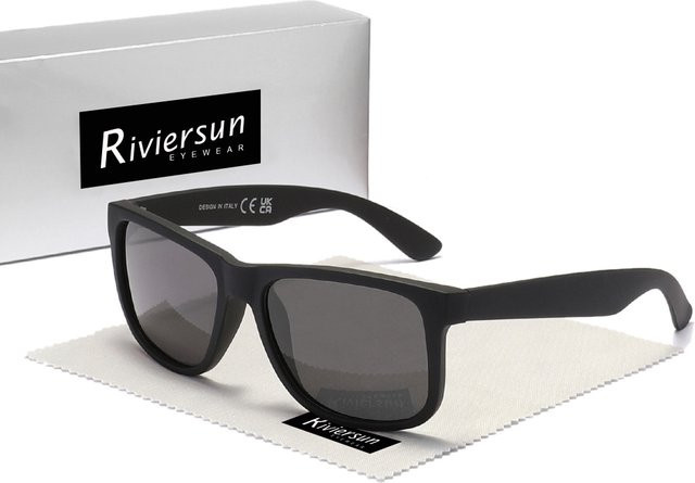 RIVIERSUN Sonnenbrille, square, Vollrand, Kunststoff, black, Unisex - Bild 1