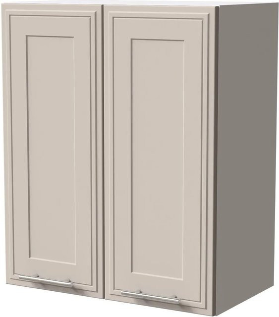 Feldmann-Wohnen Hängeschrank Salo in Weiß und Kaschmir Matt mit Kassettenoptik, B/T/H: 60 x 32,5 x 72 cm - Bild 1