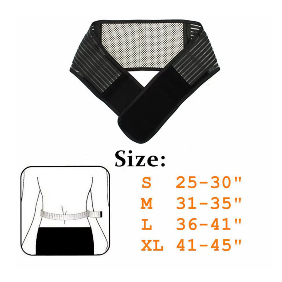 Magnetische Rückenstütze mit selbsterwärmendem Pad, Unisex - Bild 5