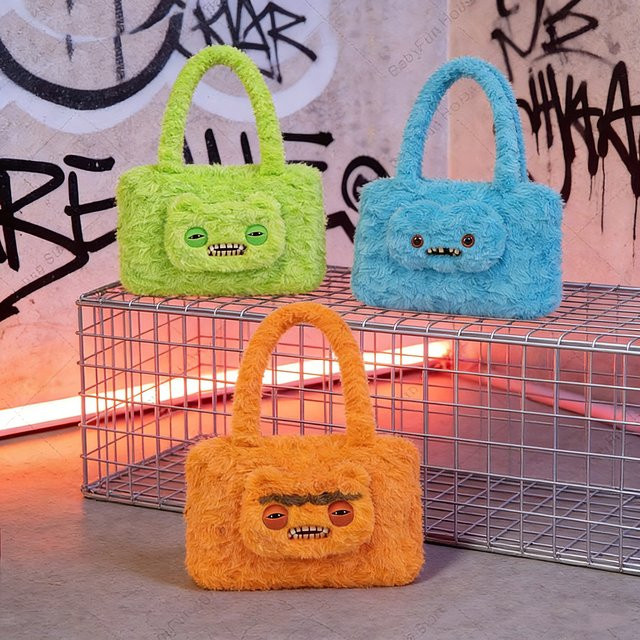 Fuggler Mr Buttons Screech Monster, Plüsch-Schultertasche - Bild 1