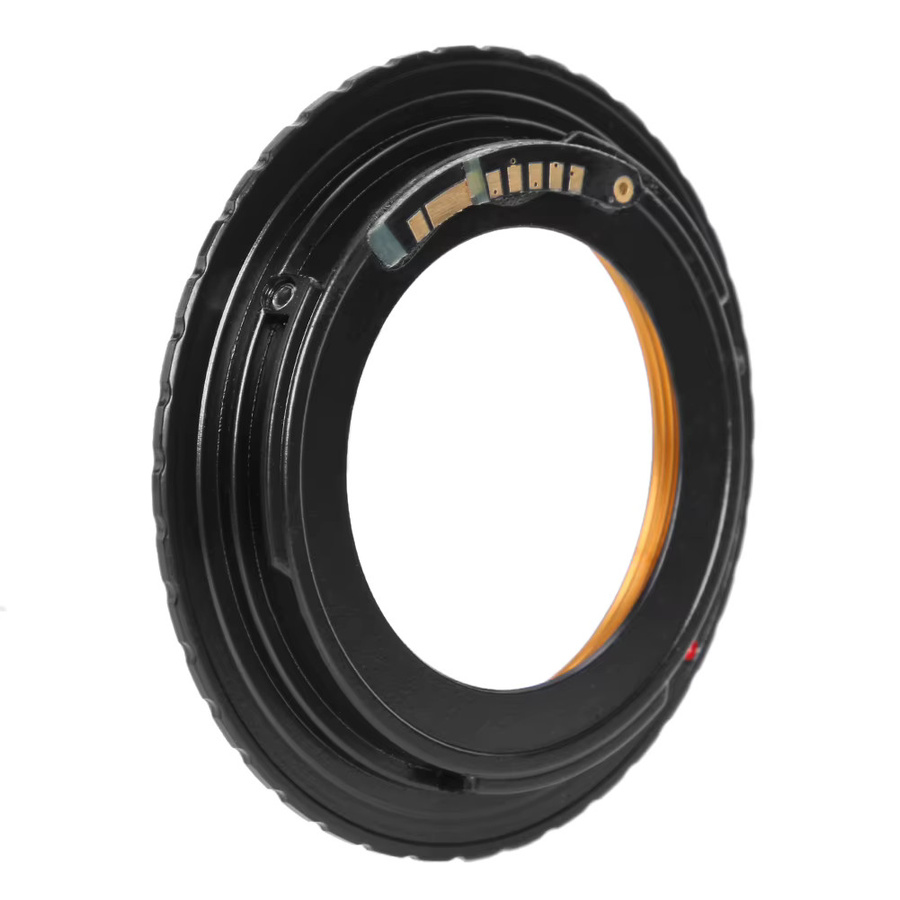 ALLOYSEED AF-Adapter M42 auf Canon EF mit elektronischem Chip, verstellbar, Schwarz - Bild 5