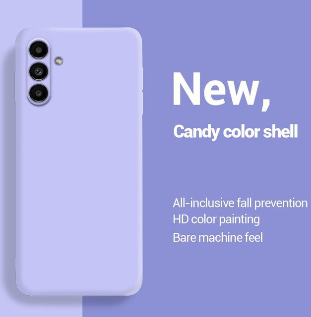 Flüssigsilikonhülle für Samsung Galaxy A-Serie 4G/5G in Purple - Bild 1