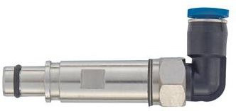 HARTING Pneumatik-Kontakt 09140007354 aus Messing in Silber - Bild 1