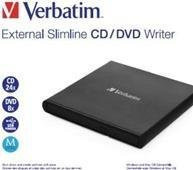 Verbatim Externer Mobile DVD-Brenner USB 2.0 Light Version in Schwarz - Bild 2
