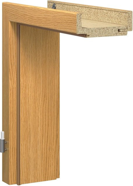 GetaDoor Türzarge Dekor Eiche Hell Holznachbildung, Farbe Braun, B/T/H: 61 x 14,5 x 198,5 cm - Bild 1