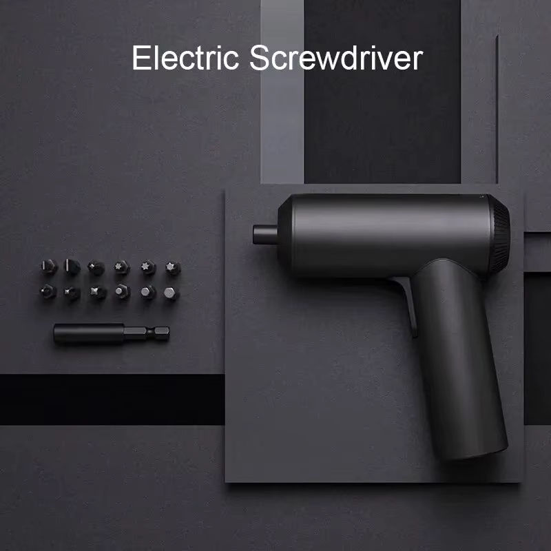 Xiaomi Mijia Elektroschrauber 3,6V mit 2000mAh Akku und 5N.M Drehmoment in Schwarz inklusive 12 S2-Schraubendrehern - Bild 2