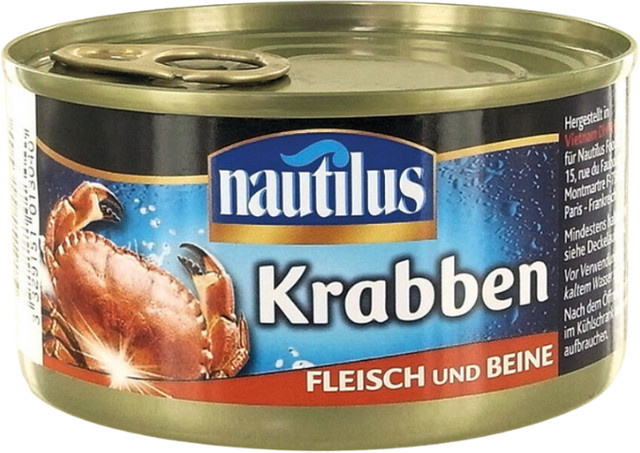 Nautilus Krabben Fleisch und Beine 121 g - Bild 1