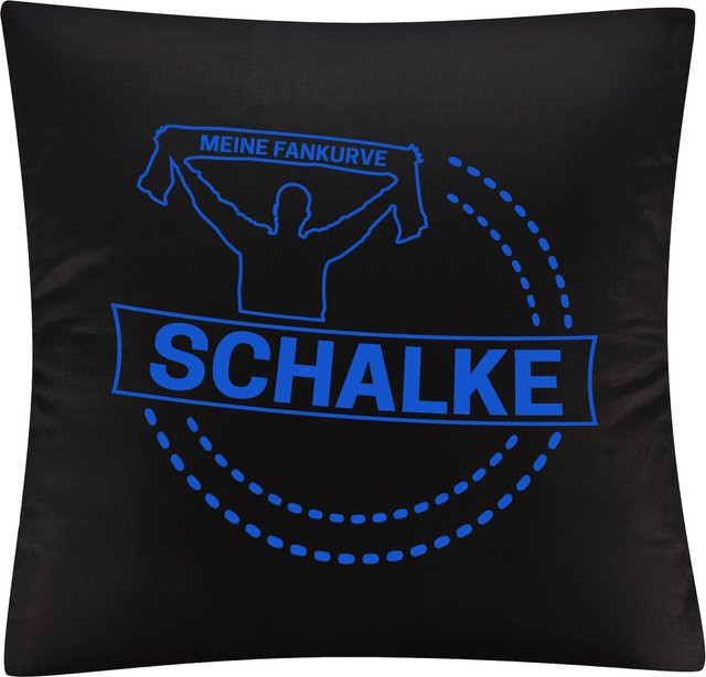 Kissenbezug multifanshop Schalke Meine Fankurve in Blau - Bild 1