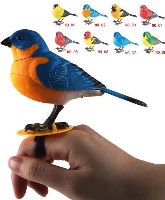 Binchi Outdoor Product Elektrisches singendes Vogelspielzeug, blau, ab 3 Jahre - Bild 1