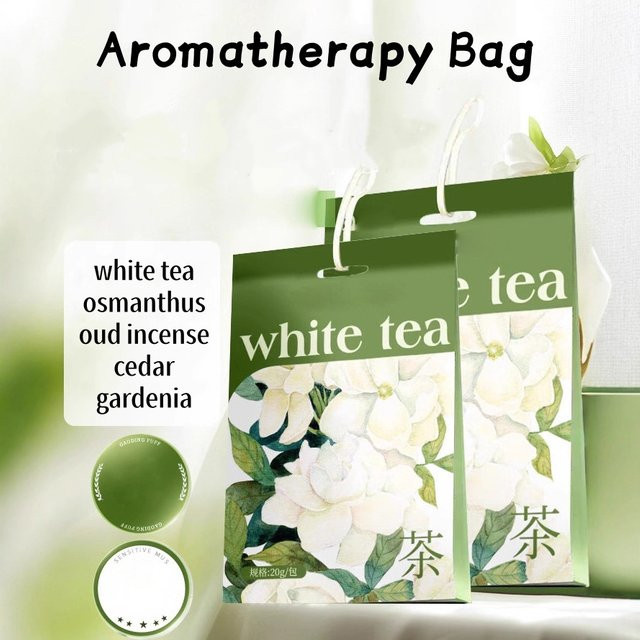 YOCITY Blumen-Garderoben-Duftsäckchen in Grün zur Geruchsneutralisierung und Aromatherapie für Zuhause und Schränke - Bild 1