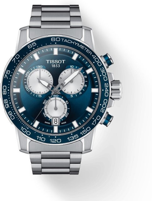 Tissot Armbanduhr Edelstahl, Quarz, blau, Herren - Bild 1