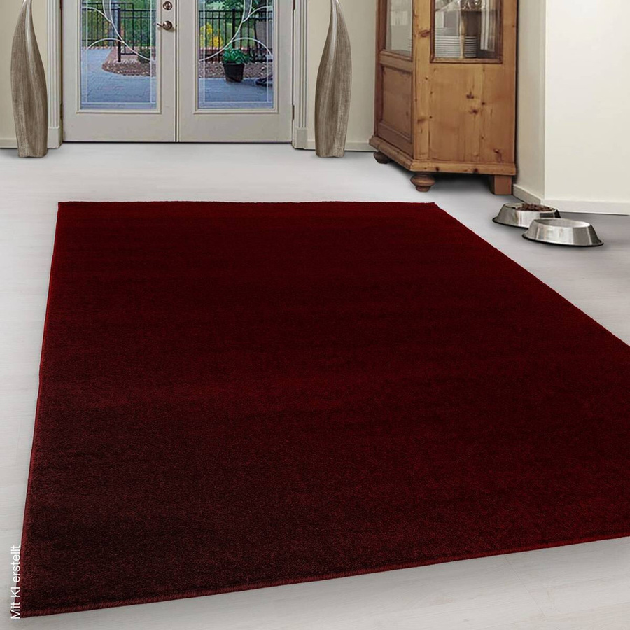Ayyildiz Kurzflorteppich Ata Modern Rot B/L: 80 x 150 cm - Bild 3