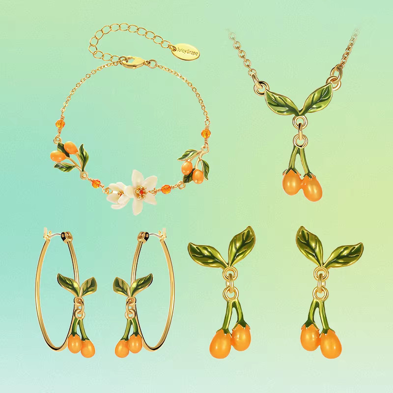 Juicy Grape Schmuckset, Gold, Damen - Bild 1