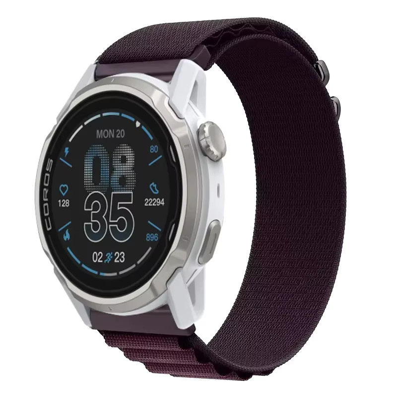COROS Alpine Nylonarmband, Schwarz, Unisex - Bild 2