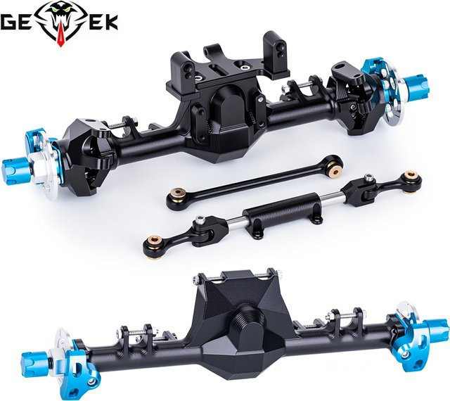 MALOM RC Aluminium Vorder- und Hinterachse mit Hydraulischer Lenkung, 1:24, Zubehör - Bild 1