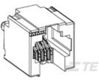TE Connectivity High Performance Mod Jacks 6116201-2 - Bild 1