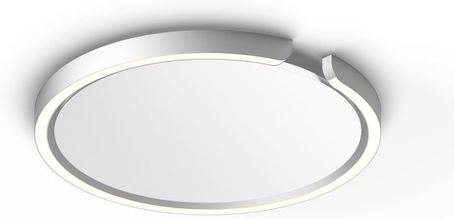 Occhio Mito 40 Up LED-Deckenleuchte in Silber matt und Weiß matt mit Occhio air Modul und x-tra warm LED (2200K - 3500K) - Bild 1