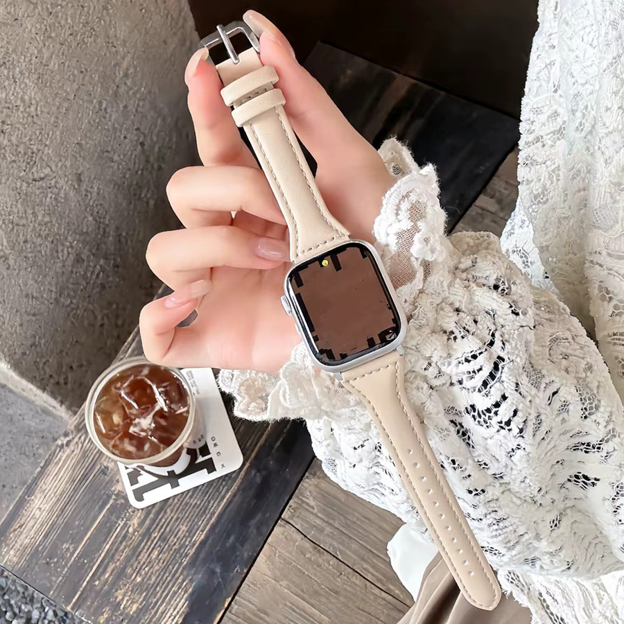 Uhrenarmband Leder, Schlank, Apple Watch, PEO - Bild 2