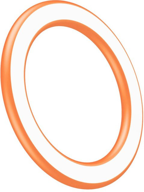 Magnetischer Ringhalter und Metallständer für MagSafe Wandhalterung, kompatibel mit iPhone 17 16 15 14 Pro/Max, Farbe: Orange - Bild 1