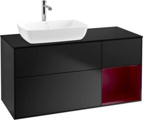 V&B Waschtischunterschrank Finion mit Wandbeleuchtung, Breite: 120 cm, Tiefe: 50,1 cm, Höhe: 50,1 cm, lackiert - Bild 1