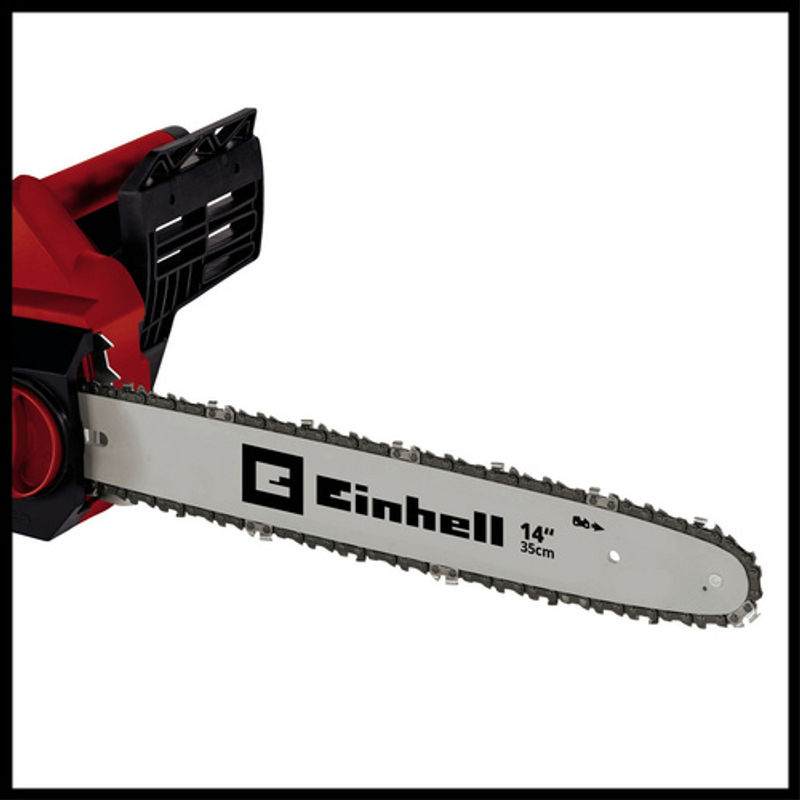 Einhell Elektro-Kettensäge GH-EC 1835, 1800W, Schwertlänge: 35,6 cm, Rot/Schwarz - Bild 5